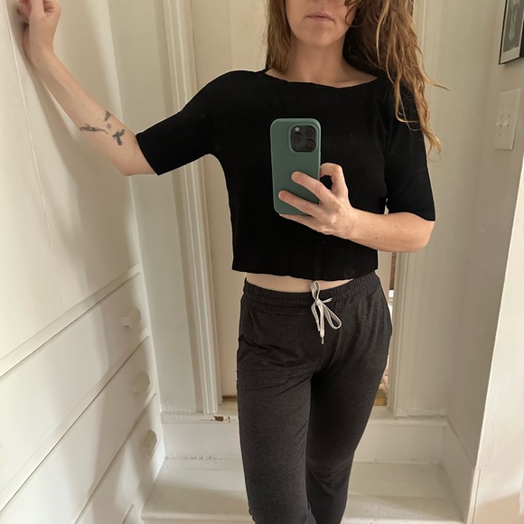 Rag and Bone Crop Knit Top - Picture 2 of 6